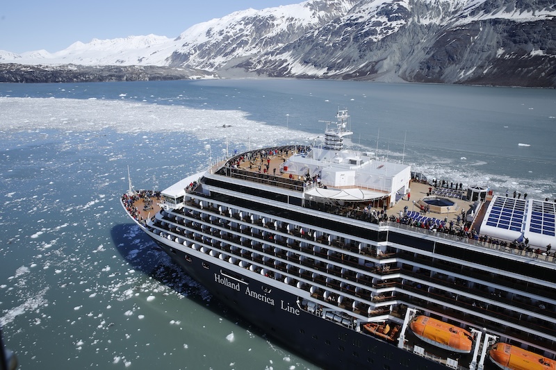 The Holland America Westerdam cruise ship